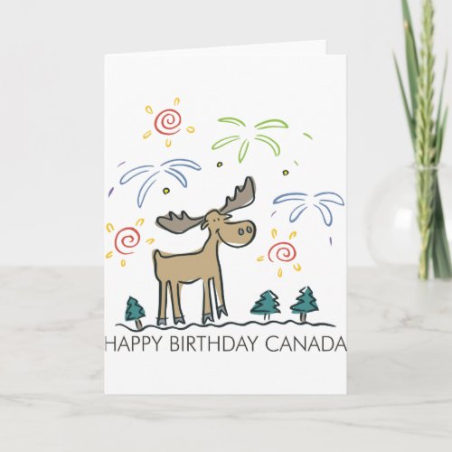 Happy Birthday Canada Card