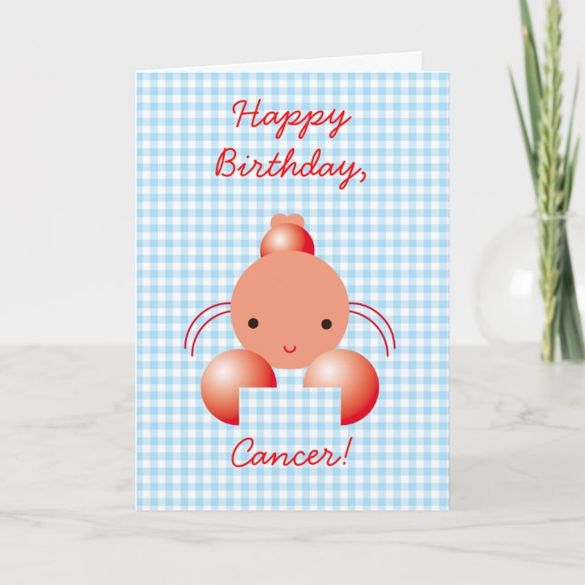 Happy Birthday, Cancer! Card (Front)