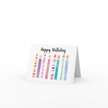 Happy Birthday Candles