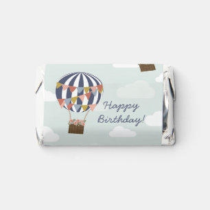 Happy Birthday Candy Favors Hot Air Balloons