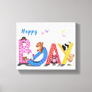 Happy Birthday Canvas Print