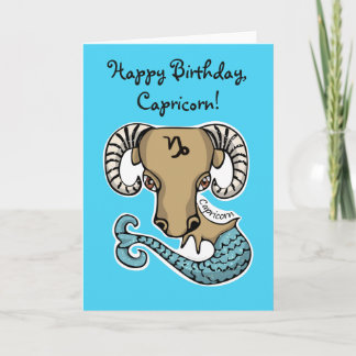 Happy Birthday, Capricorn! Greeting Card