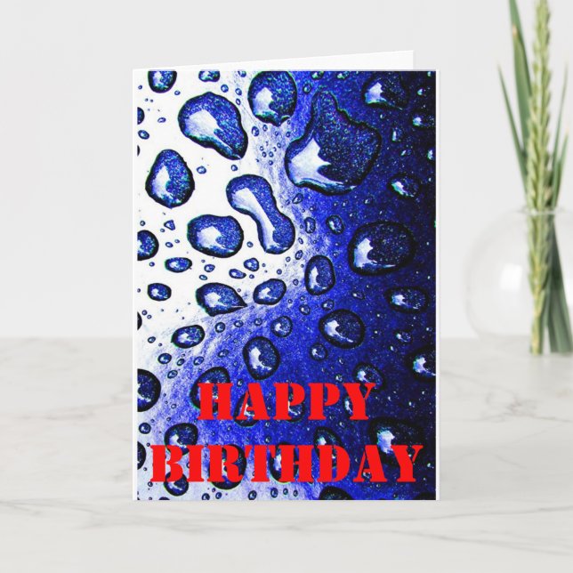 Happy Birthday Card (Front)