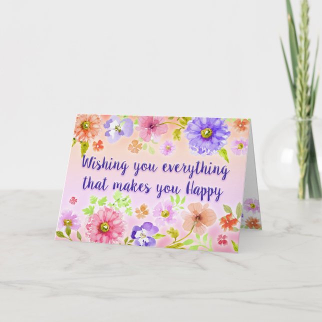 Happy Birthday Card (Front)