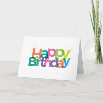 Happy Birthday Card | Zazzle