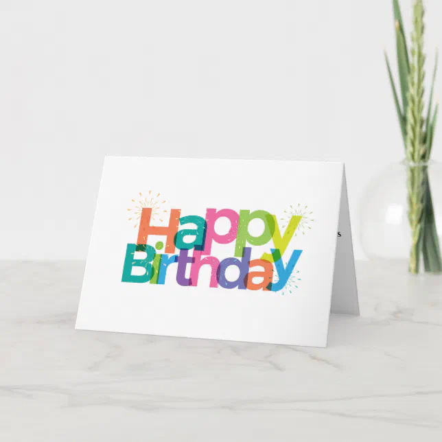 Happy Birthday Card Zazzle Happy Birthday Card Zazzle