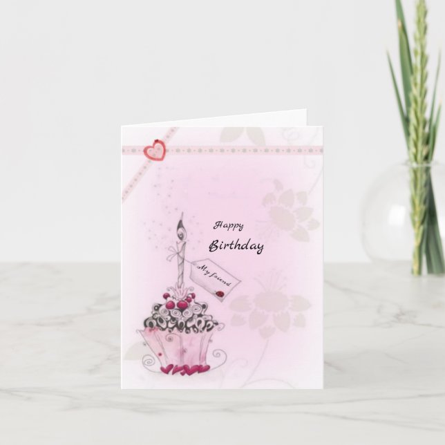 Happy birthday  card (Front)