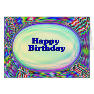 Psychedelic Birthday Greeting Cards | Zazzle