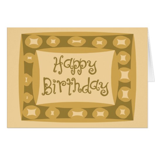 Happy Birthday Card (Front Horizontal)