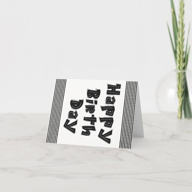Happy Birthday Card (Front)