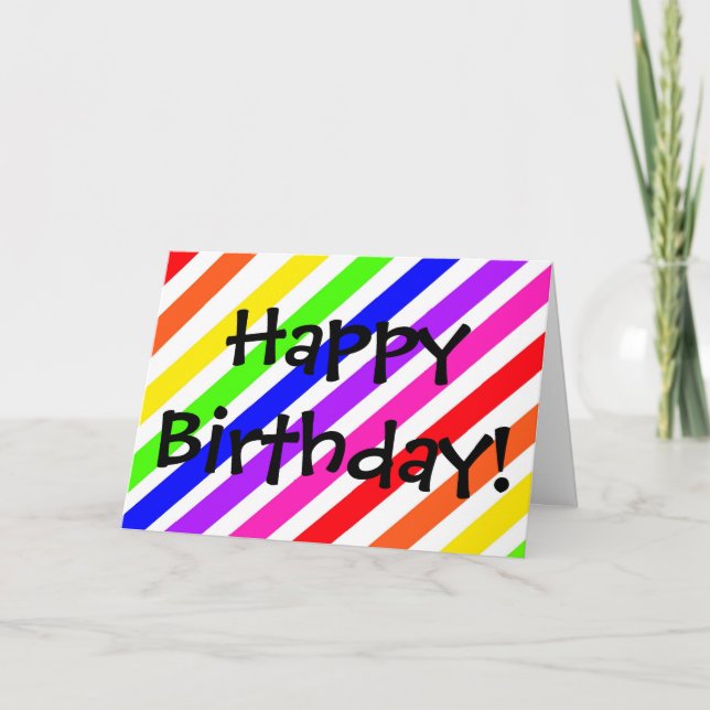 Happy Birthday! Card (Front)