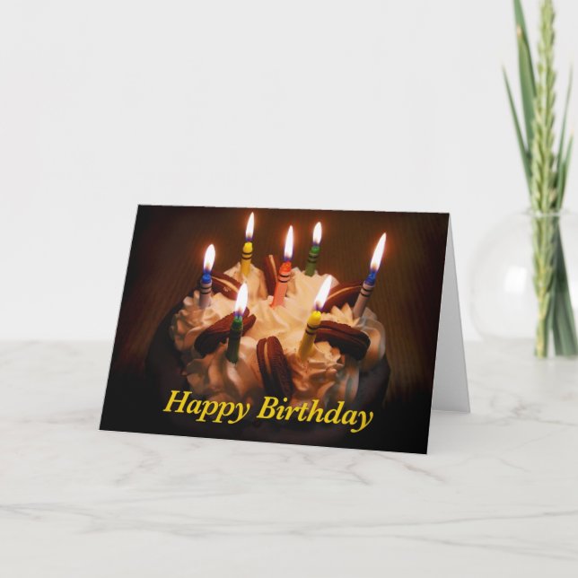 Happy Birthday Card (Front)