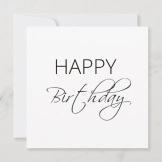 Happy birthday card