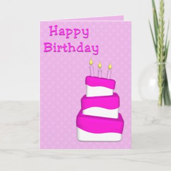 Happy Birthday Card by mariannegilliand at Zazzle