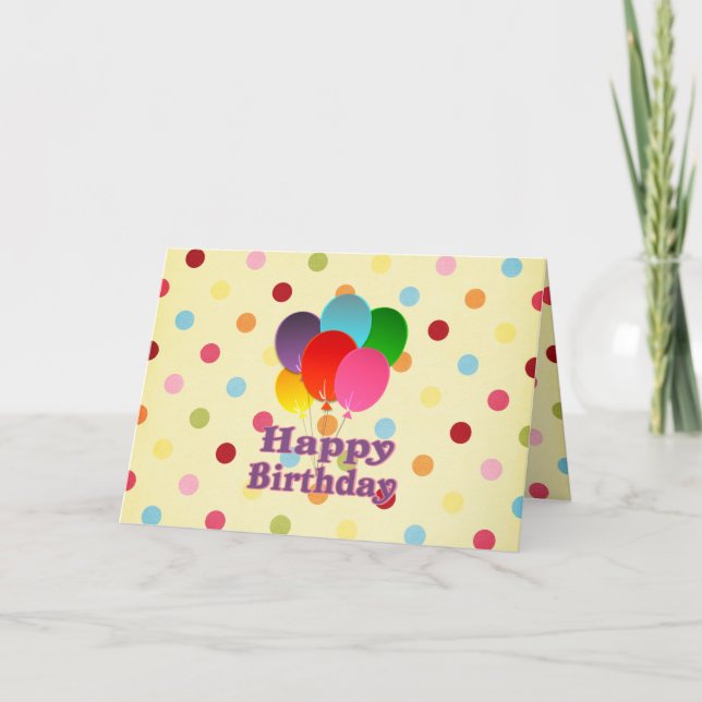 Happy Birthday Card (Front)