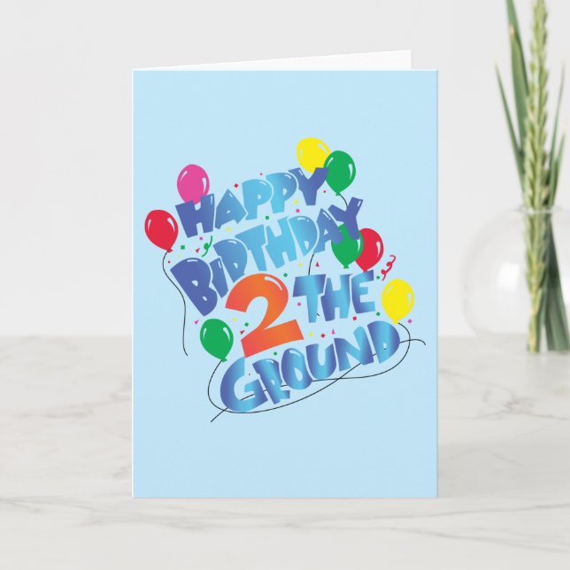 Happy Birthday Card (Front)