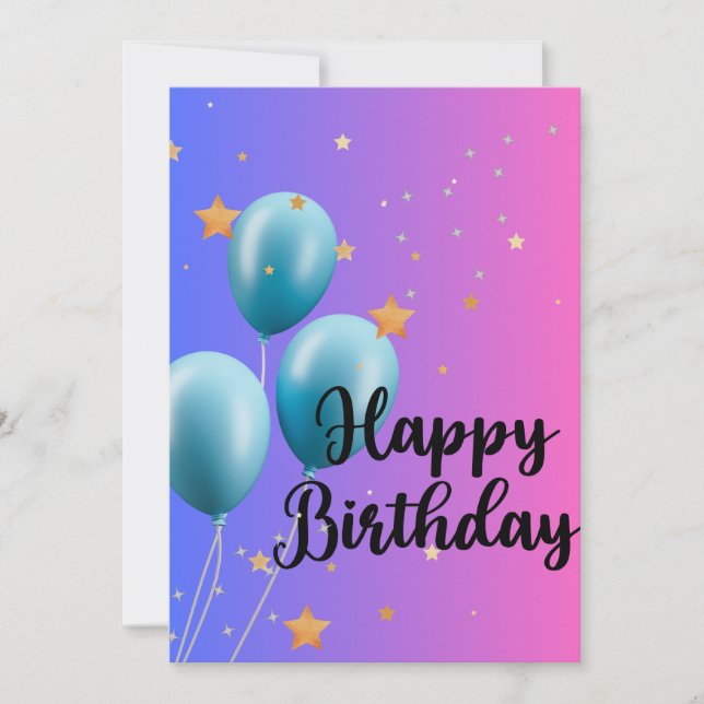HAPPY BIRTHDAY CARD (Front)
