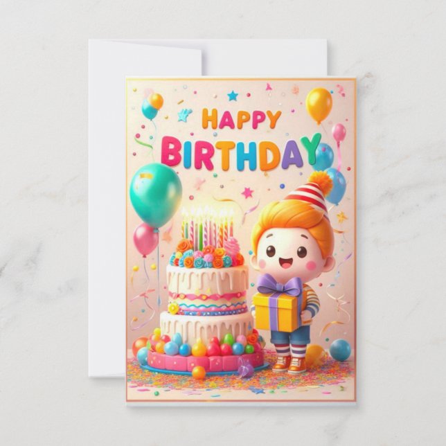 Happy birthday card (Front)