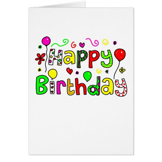 Happy Birthday Card