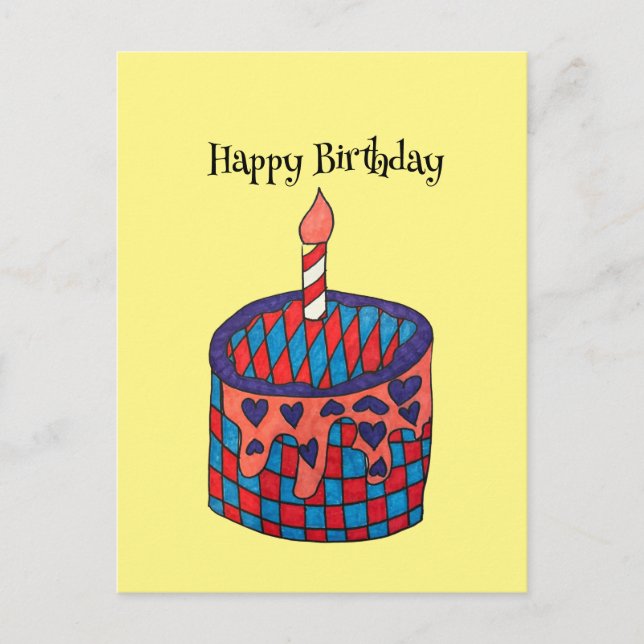 Happy Birthday Card (Front)