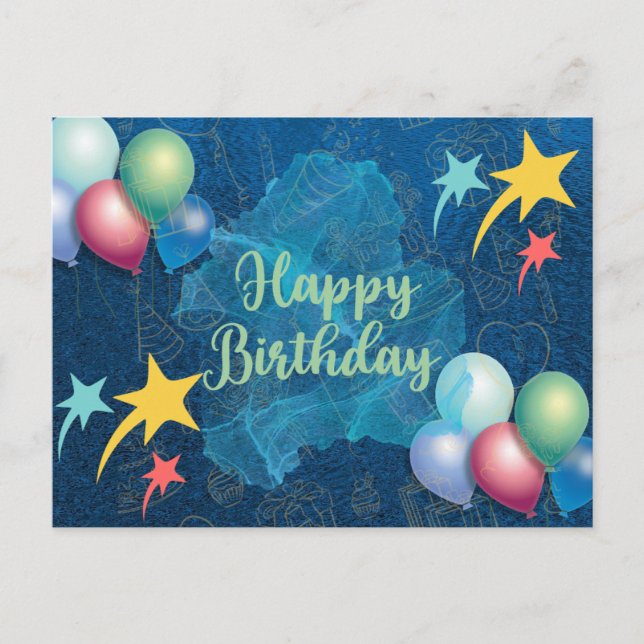 Happy birthday card (Front)