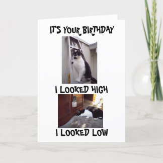 HAPPY BIRTHDAY CARD