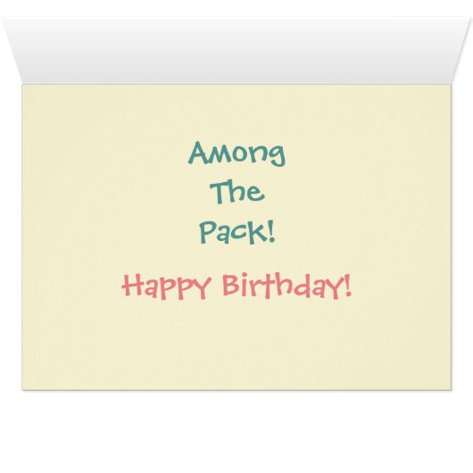 Happy Birthday Card (Inside Horizontal (Bottom))