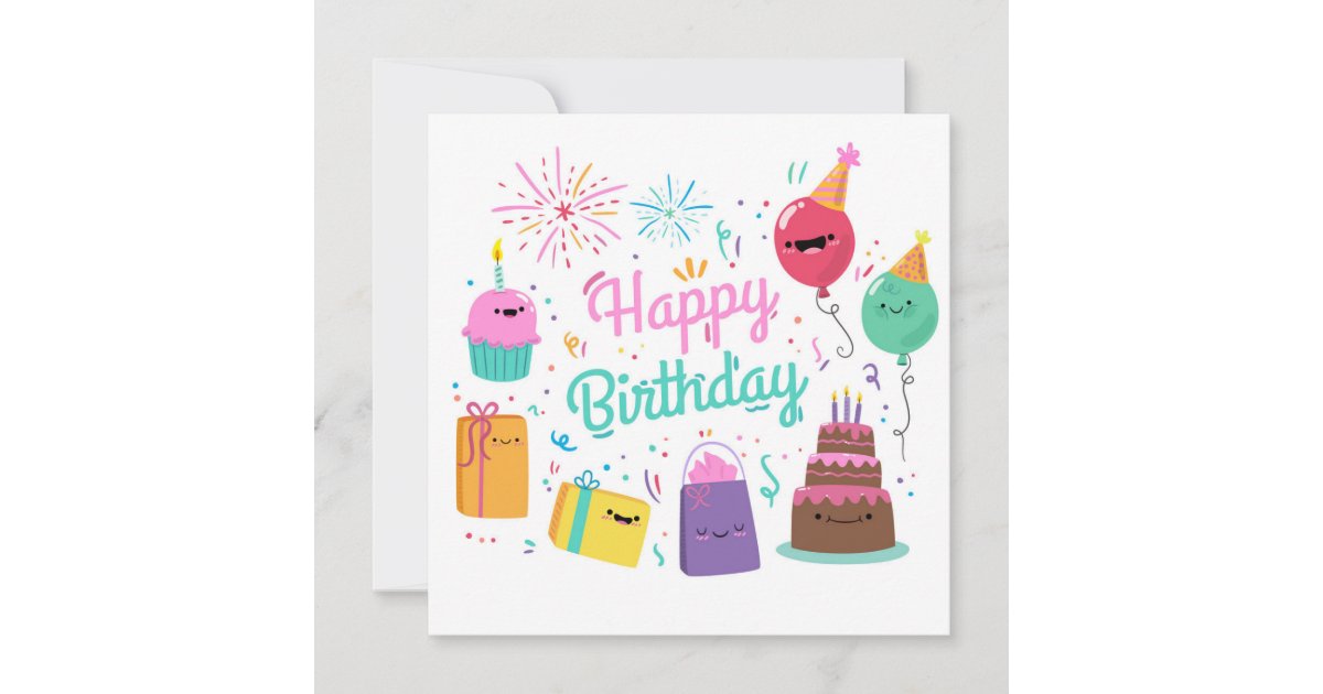 Happy Birthday Card Zazzle Happy Birthday Card Zazzle