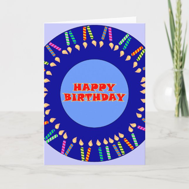 Happy Birthday Card (Front)