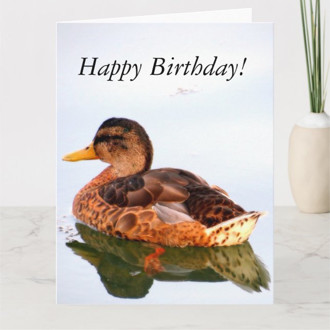 "Happy Birthday" Card (Front)