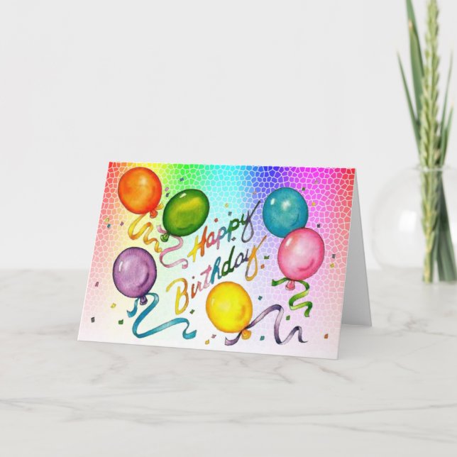 Happy Birthday Card (Front)