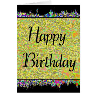 Psychedelic Birthday Greeting Cards | Zazzle