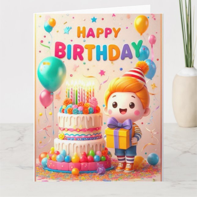 Happy birthday card (Front)