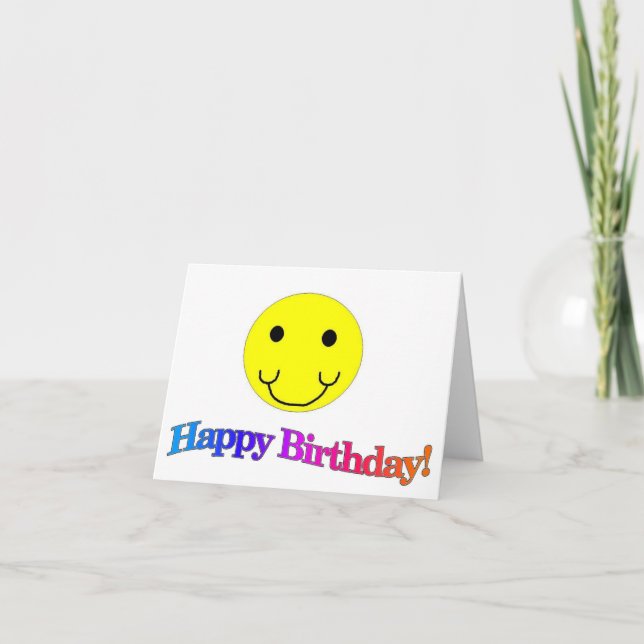 Happy Birthday Card (Front)
