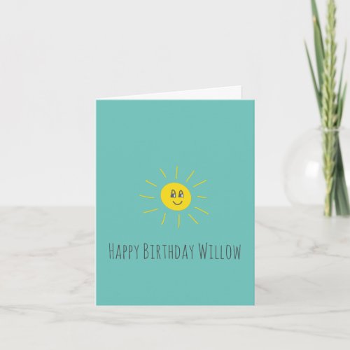 Happy Birthday Card