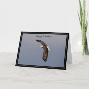 Happy Birthday Card Bald Eagle