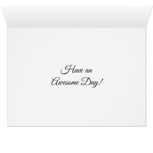 Happy Birthday Card Blue and Black Graffiti Text (Inside Horizontal (Bottom))