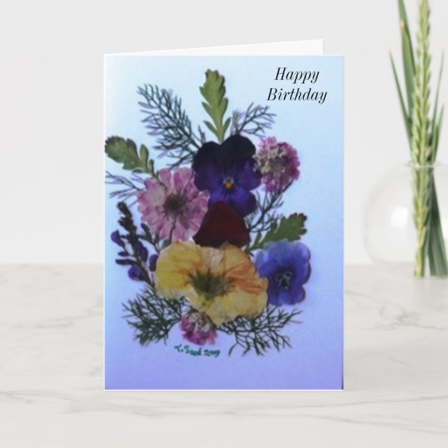 Happy Birthday Card. Card (Front)