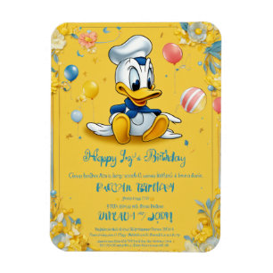 "Happy Birthday Card – Celebrate with Joy and Wish Magnet