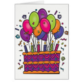 Happy Birthday Card Colors (Front)