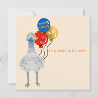 Happy birthday card - EMU