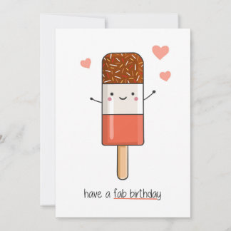 Happy Birthday Card - Fab
