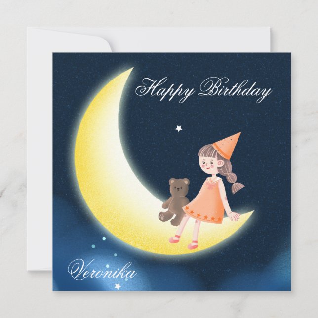 Happy Birthday Card for girls (Front)