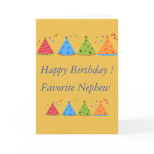 Happy Birthday Card for nephew