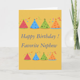 Happy Birthday Card for nephew