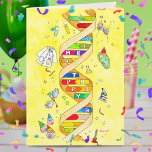 Happy Birthday card for science nerds<br><div class="desc">A unique greeting card for scientists,  biology students or science nerds!</div>