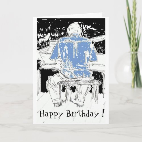Happy birthday card for the music lover