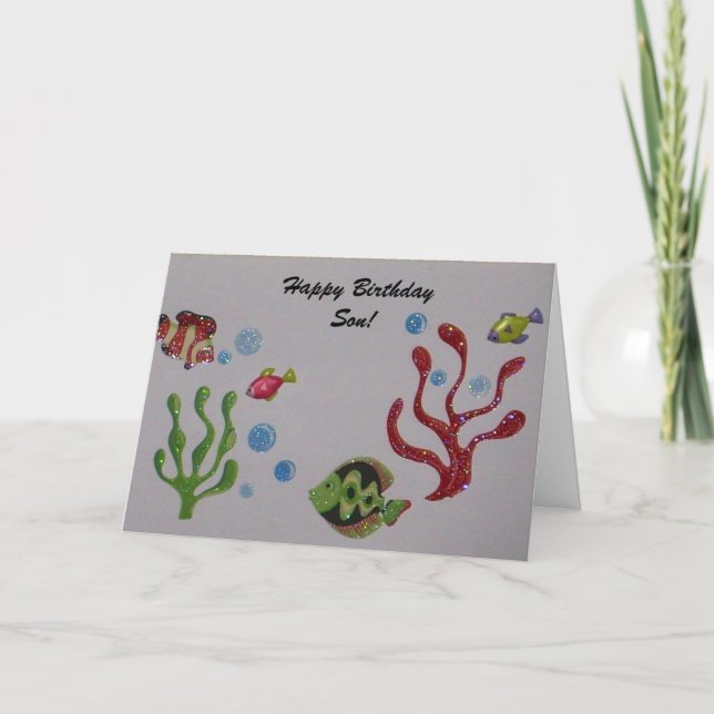 Happy Birthday card for the Son! (Front)