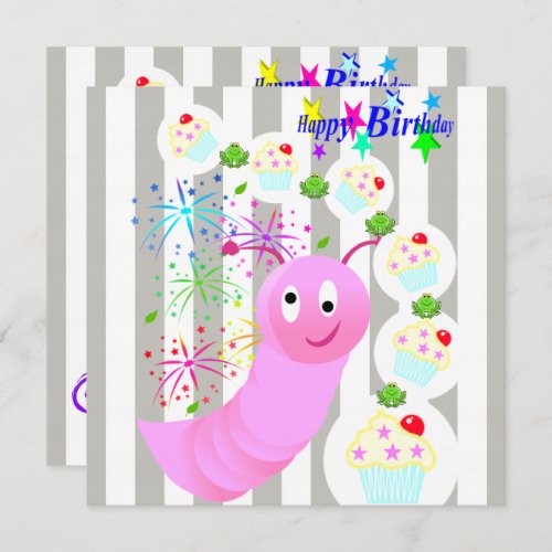 Happy Birthday Card Invitation 