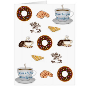 Happy Birthday Card, Large Birthday Card Coffee